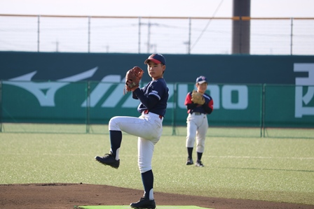 市選抜チームでキャプテンを務めた一ノ瀬君