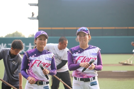 地元福岡県出身の女子選手