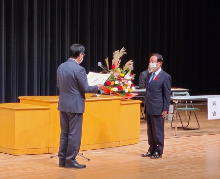 市民福祉のつどい表彰の写真