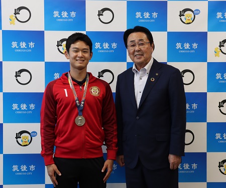 デフサッカ－ワ－ルドカップ2023日本代表選手 竹下 勇希 氏の写真