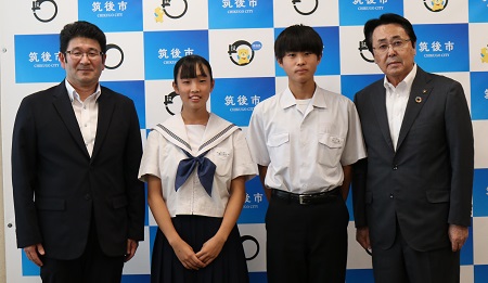 福岡県中学校陸上競技大会 結果報告の写真