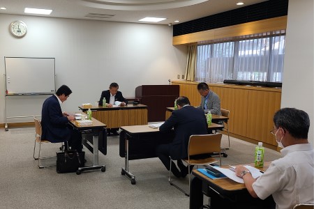 県市長会正副会長会議の写真