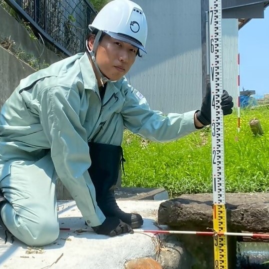 土木技術職　富安さん