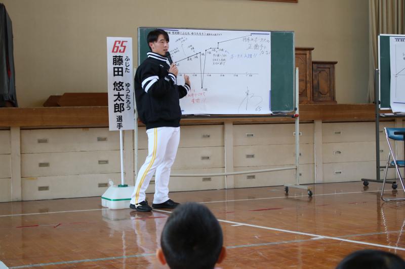 藤田選手の公演