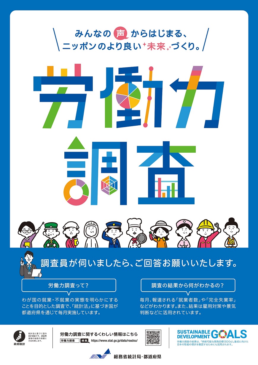 労働力調査イメージポスター