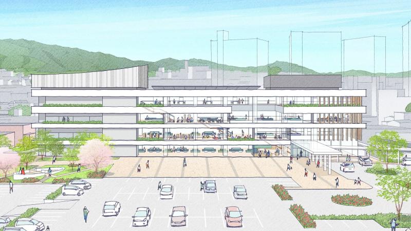 新庁舎のイメージ図