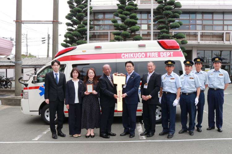 救急車寄贈式