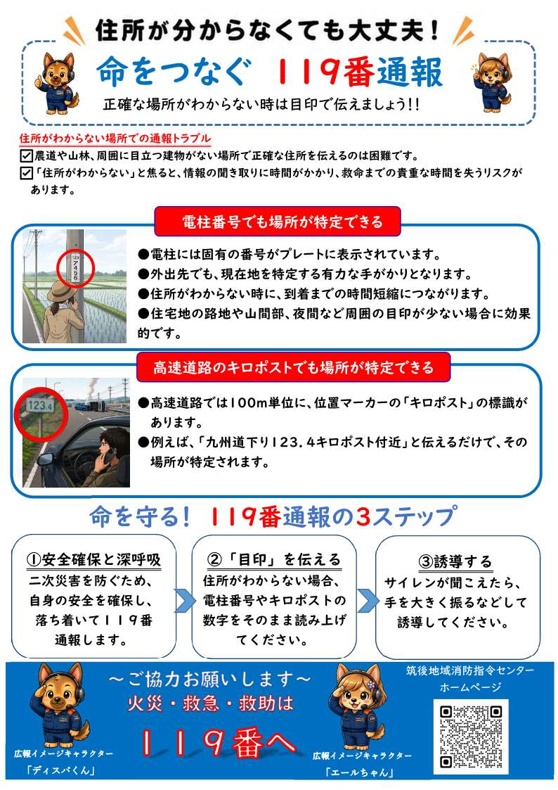 電柱番号・キロポストの活用