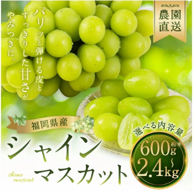 農園直送シャインマスカット