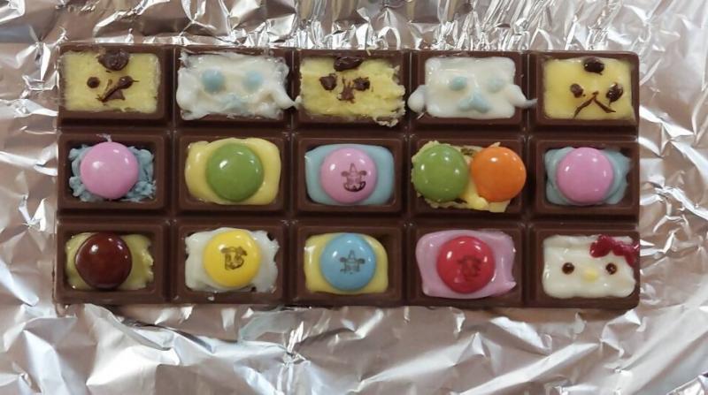 チョコアート完成品